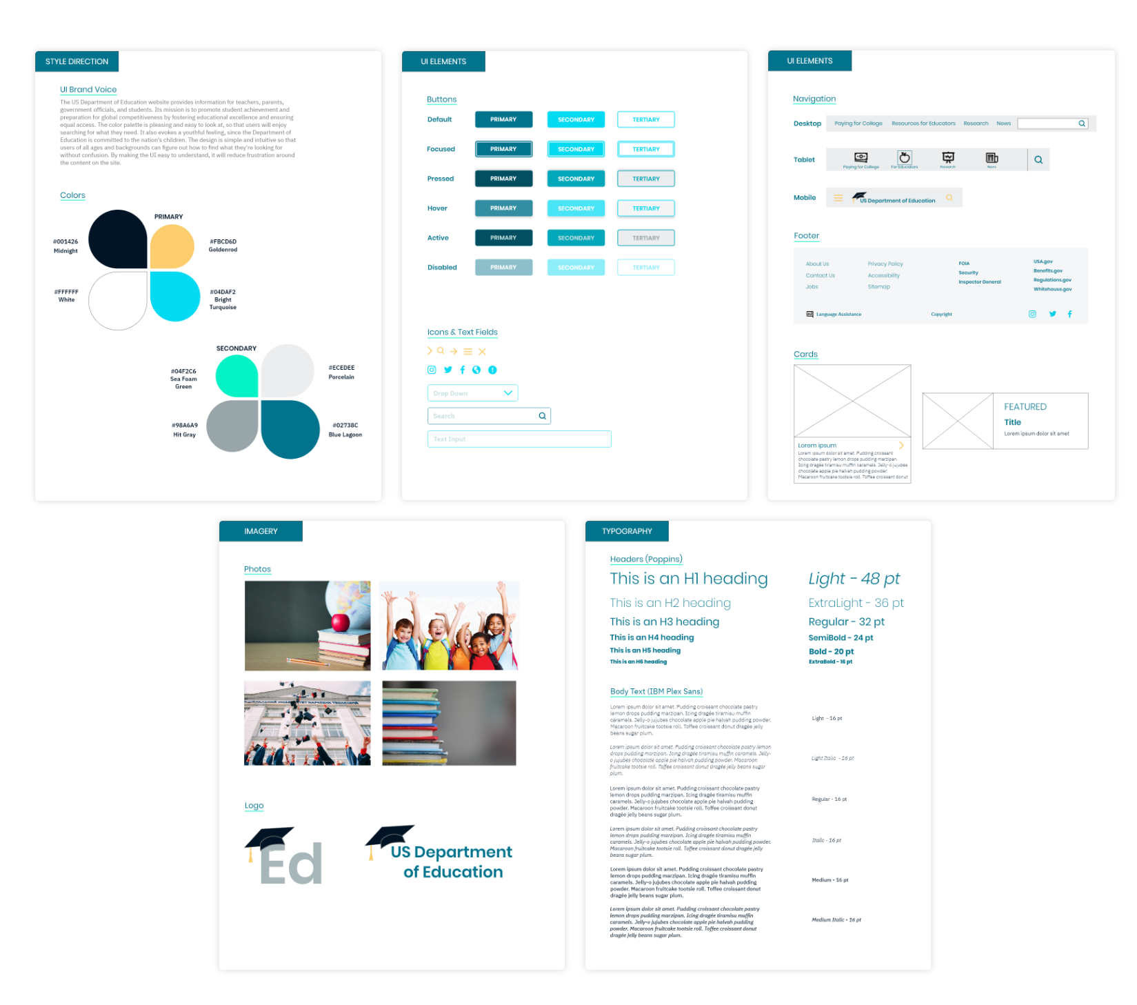 Homepage Wireframe