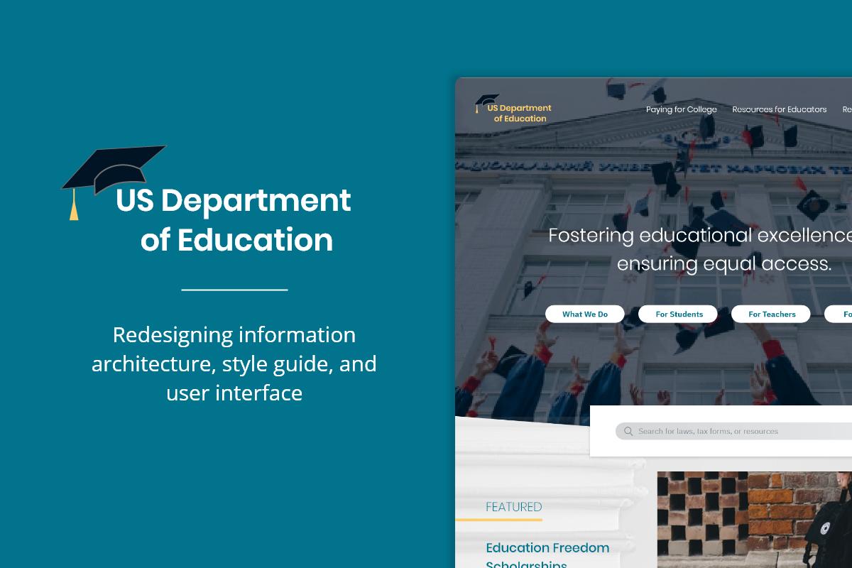 US Department of Education Website Redesign