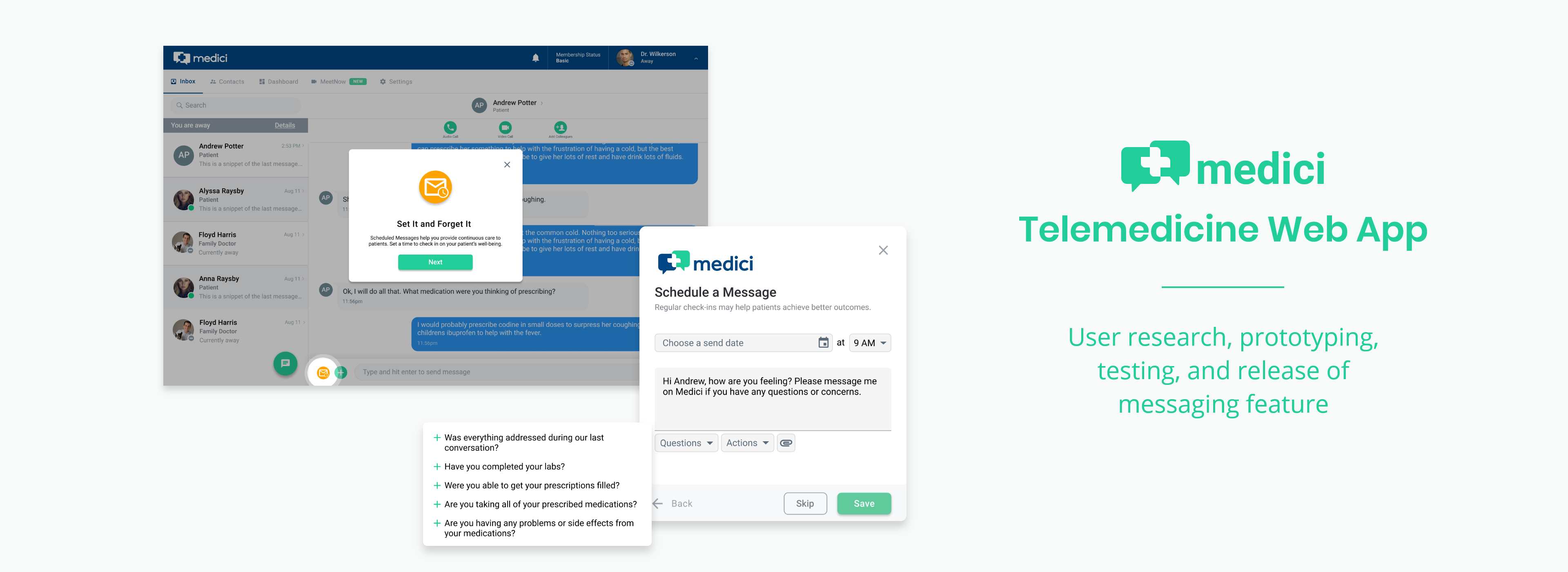 telehealth app design